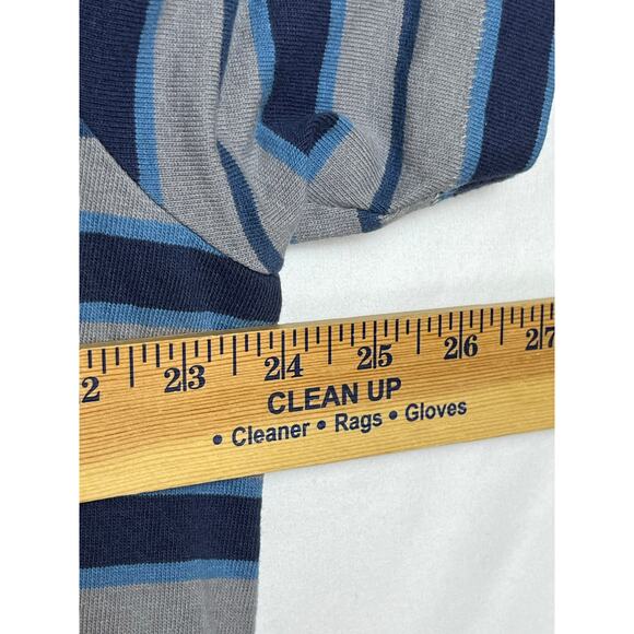 Patagonia Men’s XL Gray Blue Striped Midweight Pocket T-Shirt 52010 Regular Fit - Picture 5 of 7